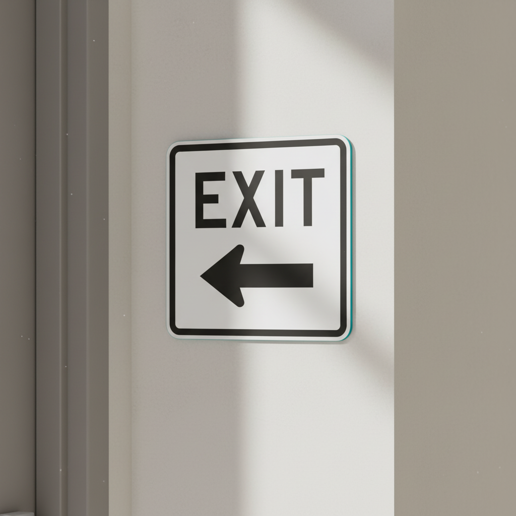 Exit (Left Arrow)