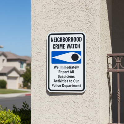 Neighborhood Crime Watch (Sym) We Immediately