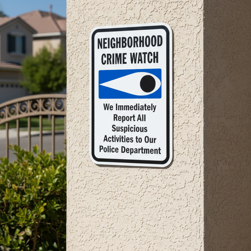 Neighborhood Crime Watch (Sym) We Immediately - Image 2