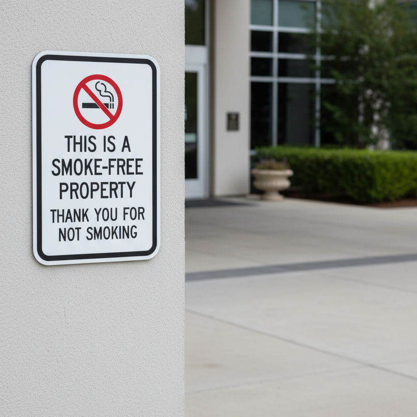 This Is A Smoke-Free Property Thank You For Not