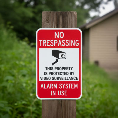 No Trespassing This Property Is Protected By Video