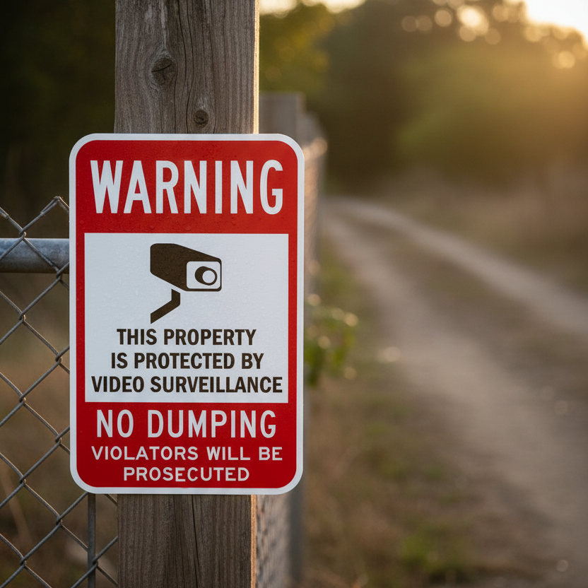 Warning This Property Is Protected By Video