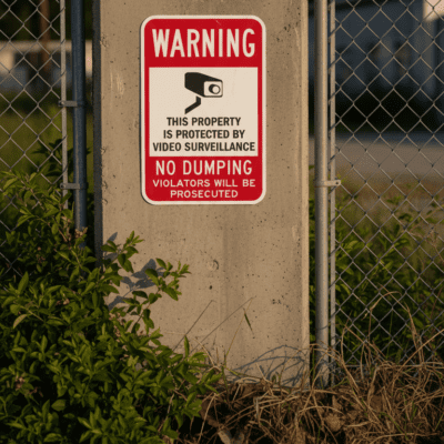 Warning This Property Is Protected By Video