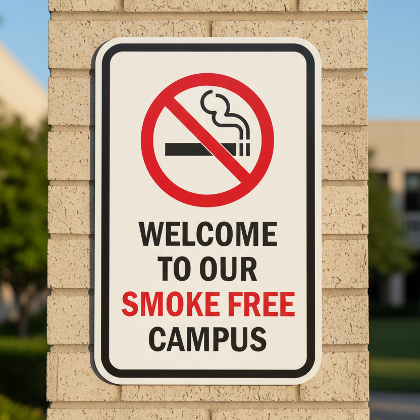 Welcome To Our Smoke Free Campus (W/Sym) - Image 2