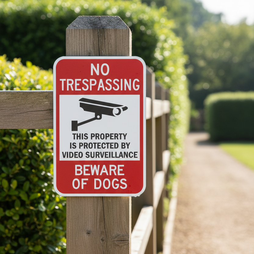No Trespassing This Property Is Protected By Video
