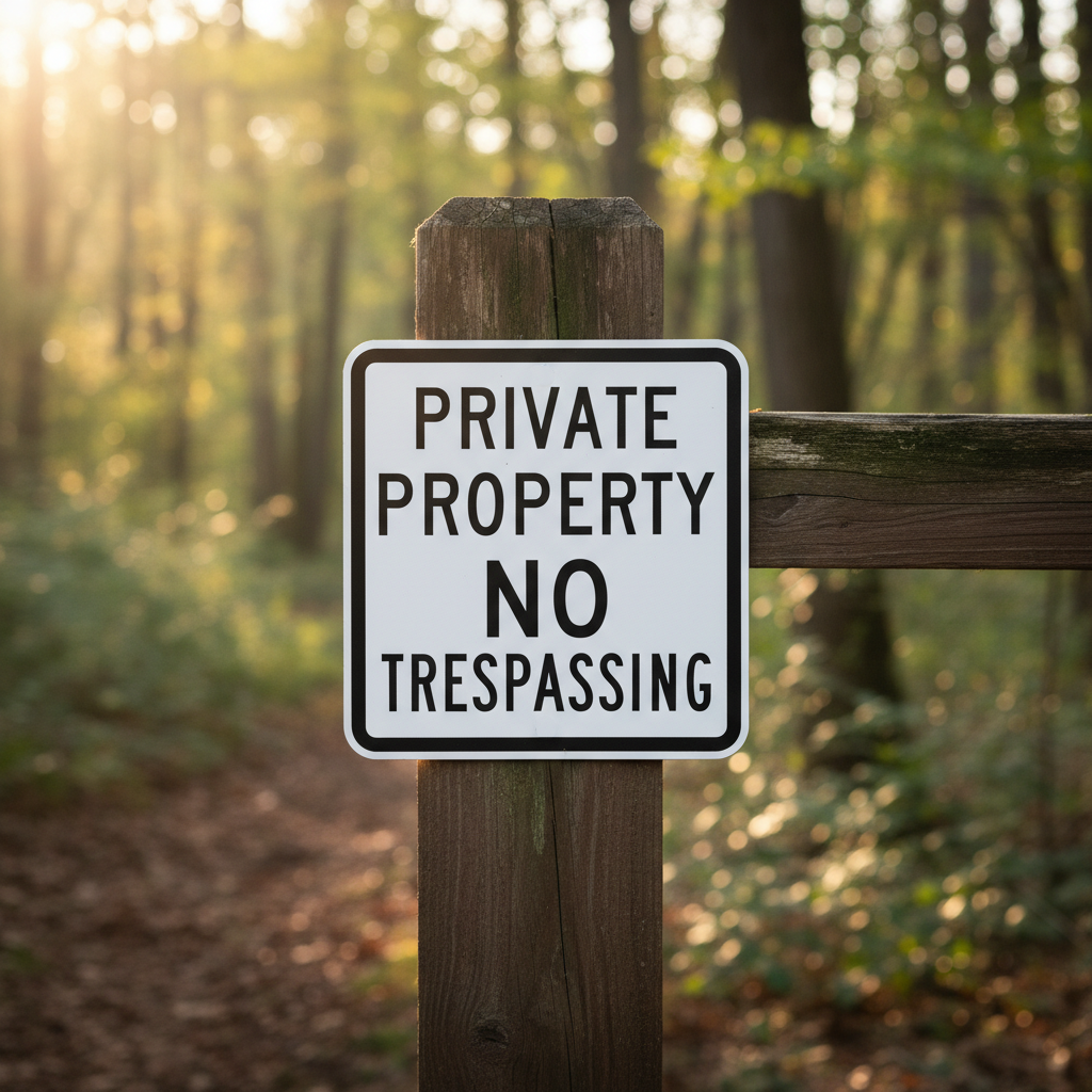 Private Property No Trespassing - Image 2