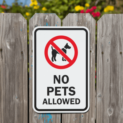 No Pets Allowed (W/Sym)