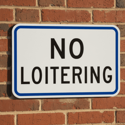 No Loitering