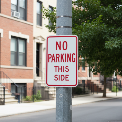 No Parking This Side