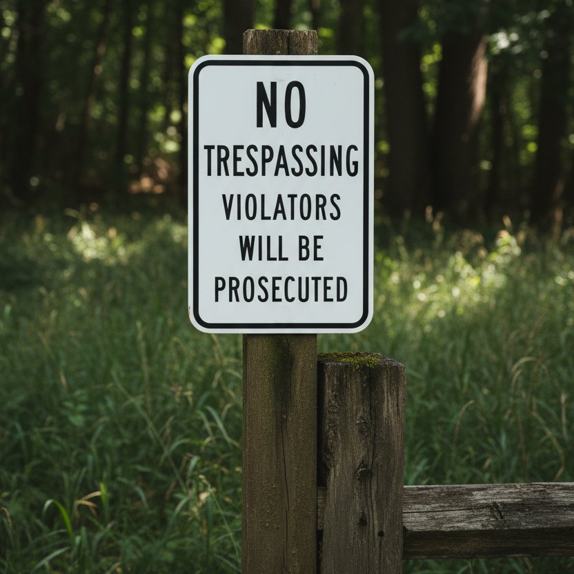 No Trespassing Violators Will Be Prosecuted - Image 2