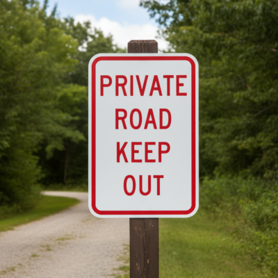 Private Road Keep Out