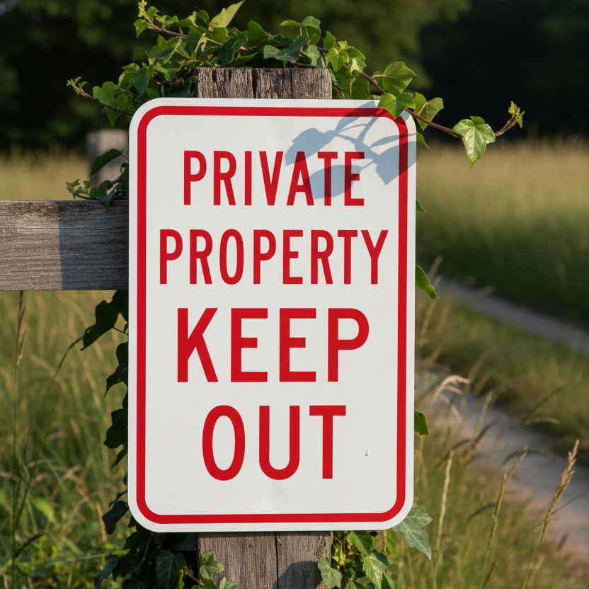 Private Property Keep Out - Image 2