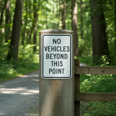 No Vehicles Beyond This Point