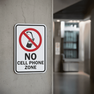 (Prohibitive Sym) No Cell Phone Zone