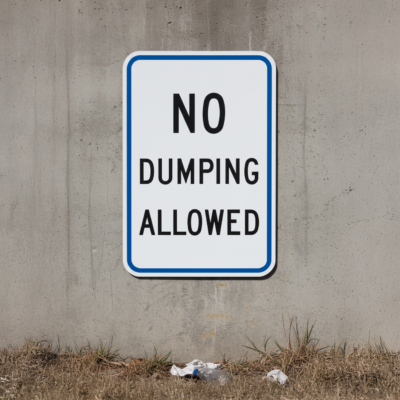 No Dumping Allowed