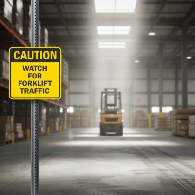 Caution Watch For Forklift Traffic