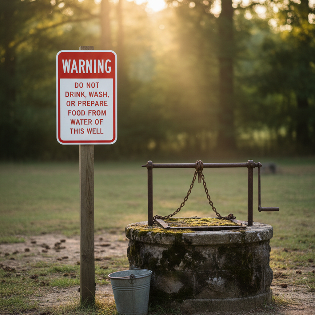Warning Do Not Drink,Wash, Or Prepare Food