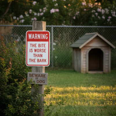 Warning The Bite Is Worse Than The Bark