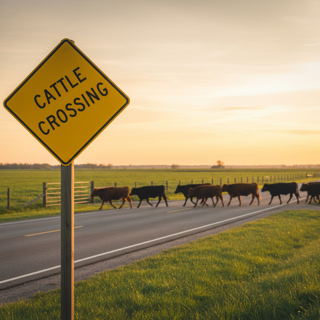 Cattle Crossing