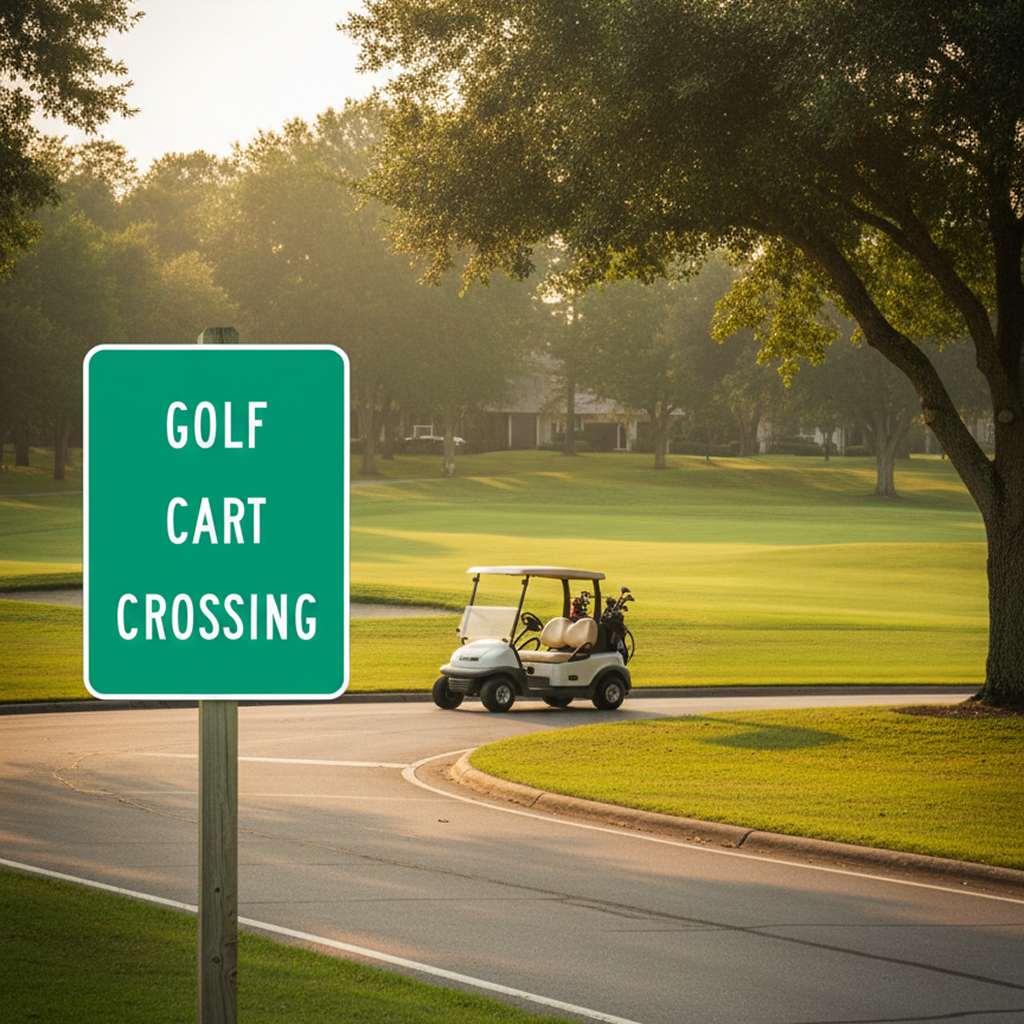 Golf Cart Crossing