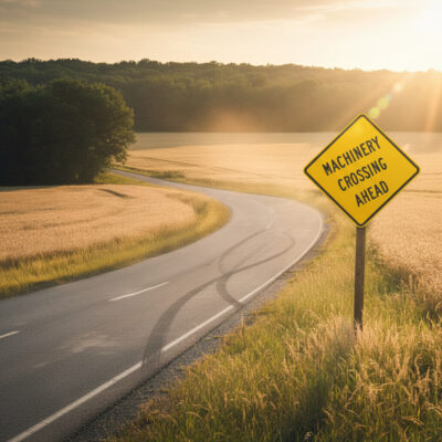 Machinery Crossing Ahead