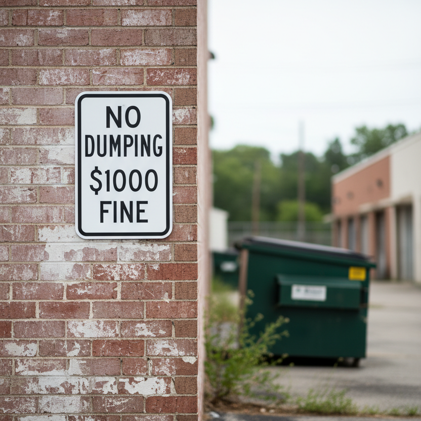 No Dumping $1000 Fine - Image 2