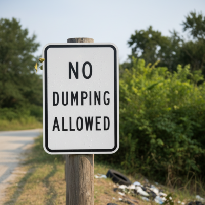 No Dumping Allowed