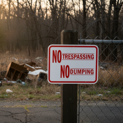 No Trespassing No Dumping