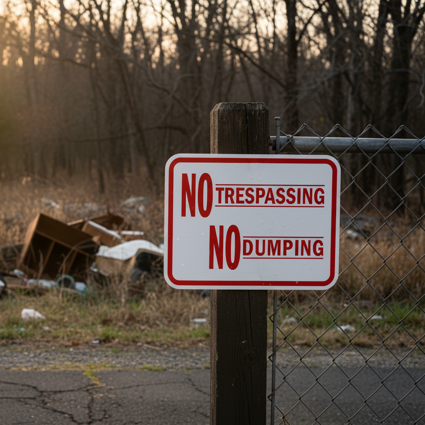 No Trespassing No Dumping