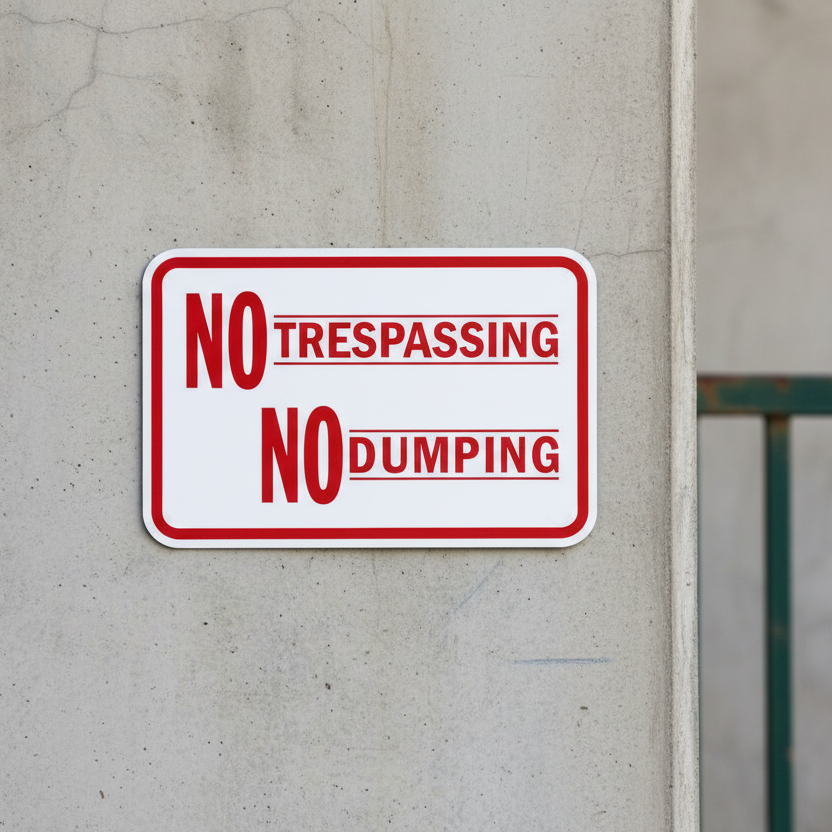No Trespassing No Dumping - Image 2