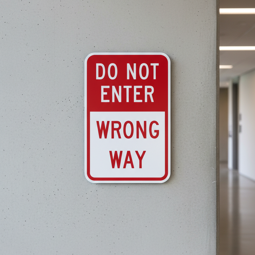 Do Not Enter Wrong Way - Image 2