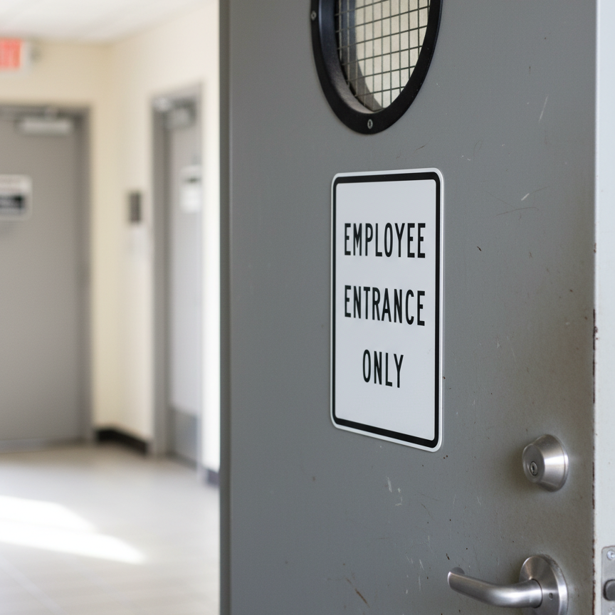 Employee Entrance Only