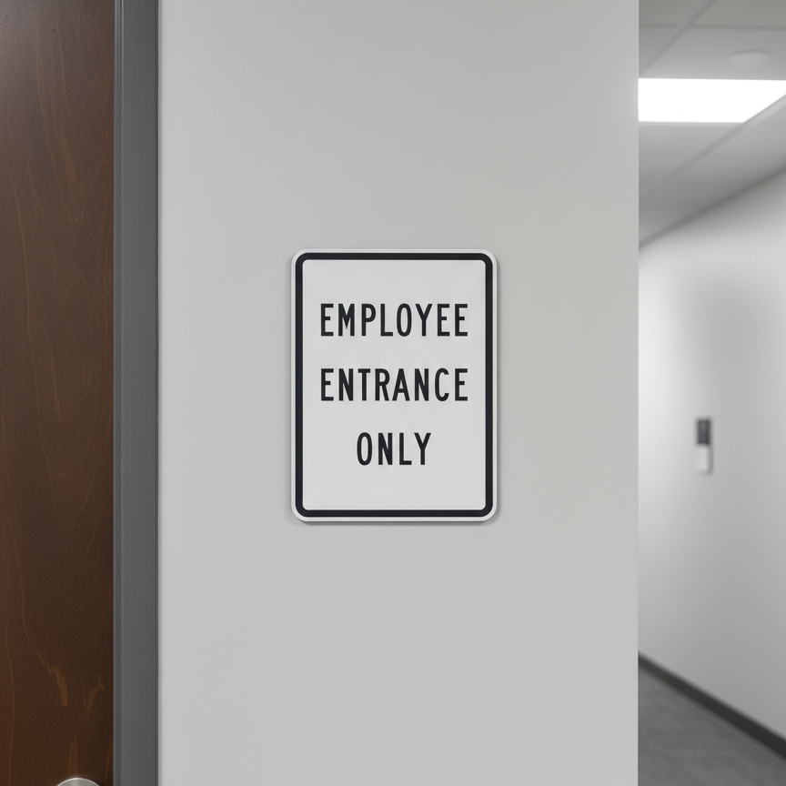 Employee Entrance Only - Image 2