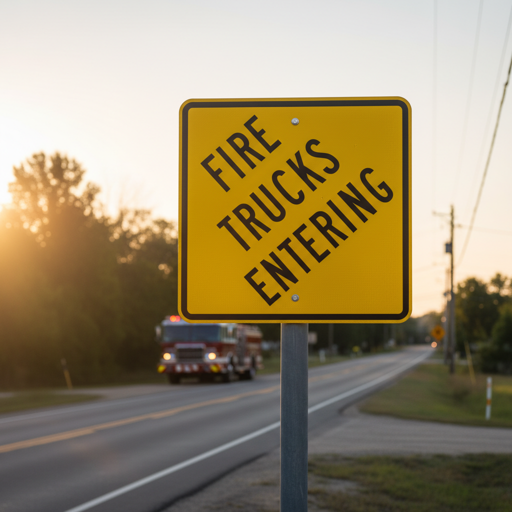 Fire Trucks Entering - Image 2