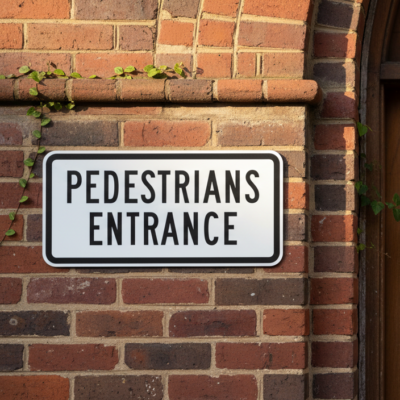Pedestrians Entrance