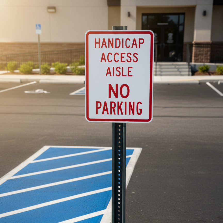 Handicap Access Aisle No Parking