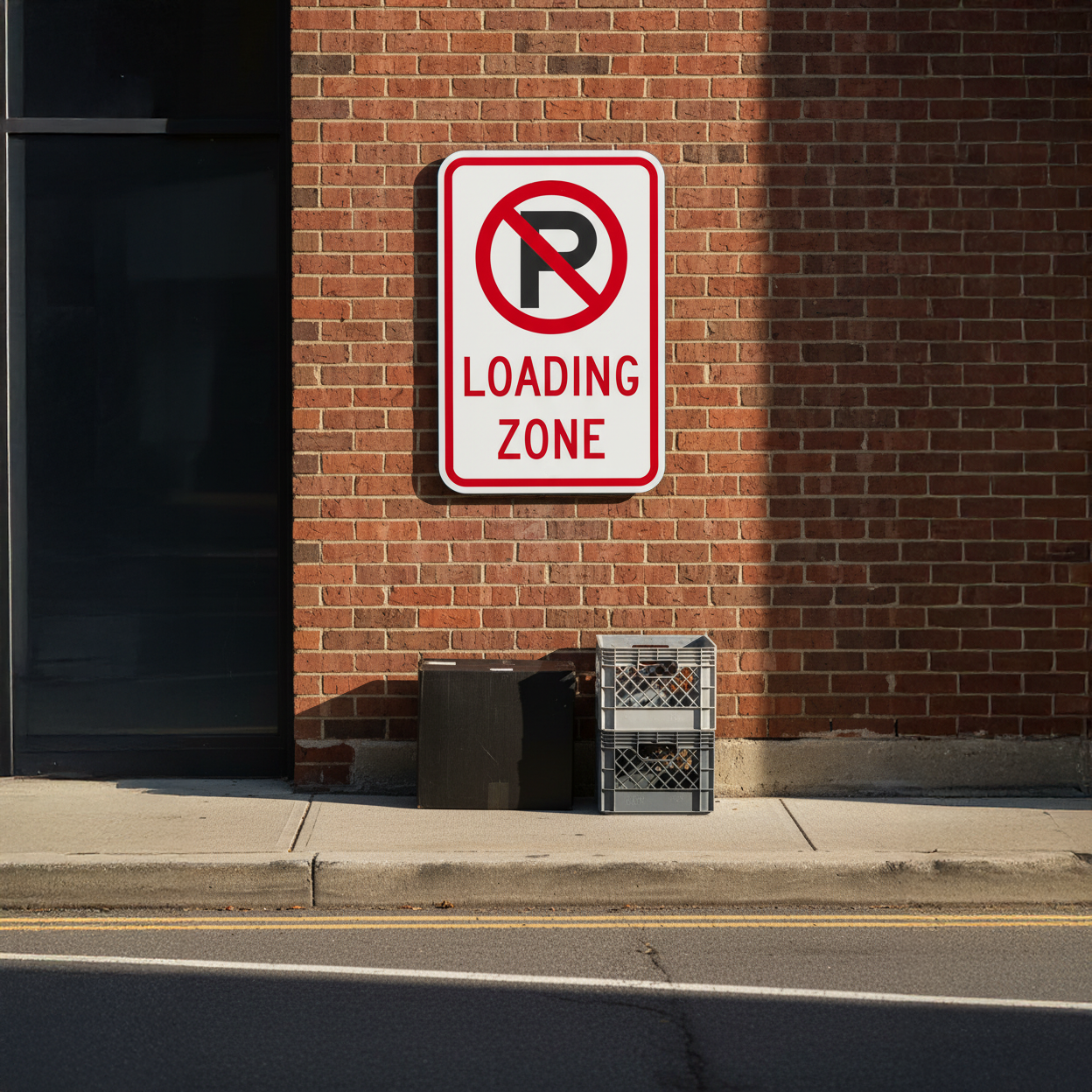 Loading Zone (No Parking Symbol) - Image 2