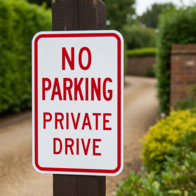 No Parking Private Drive