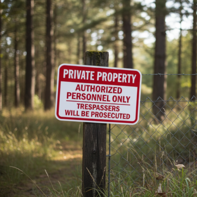 Private Property Authorized Personnel Only