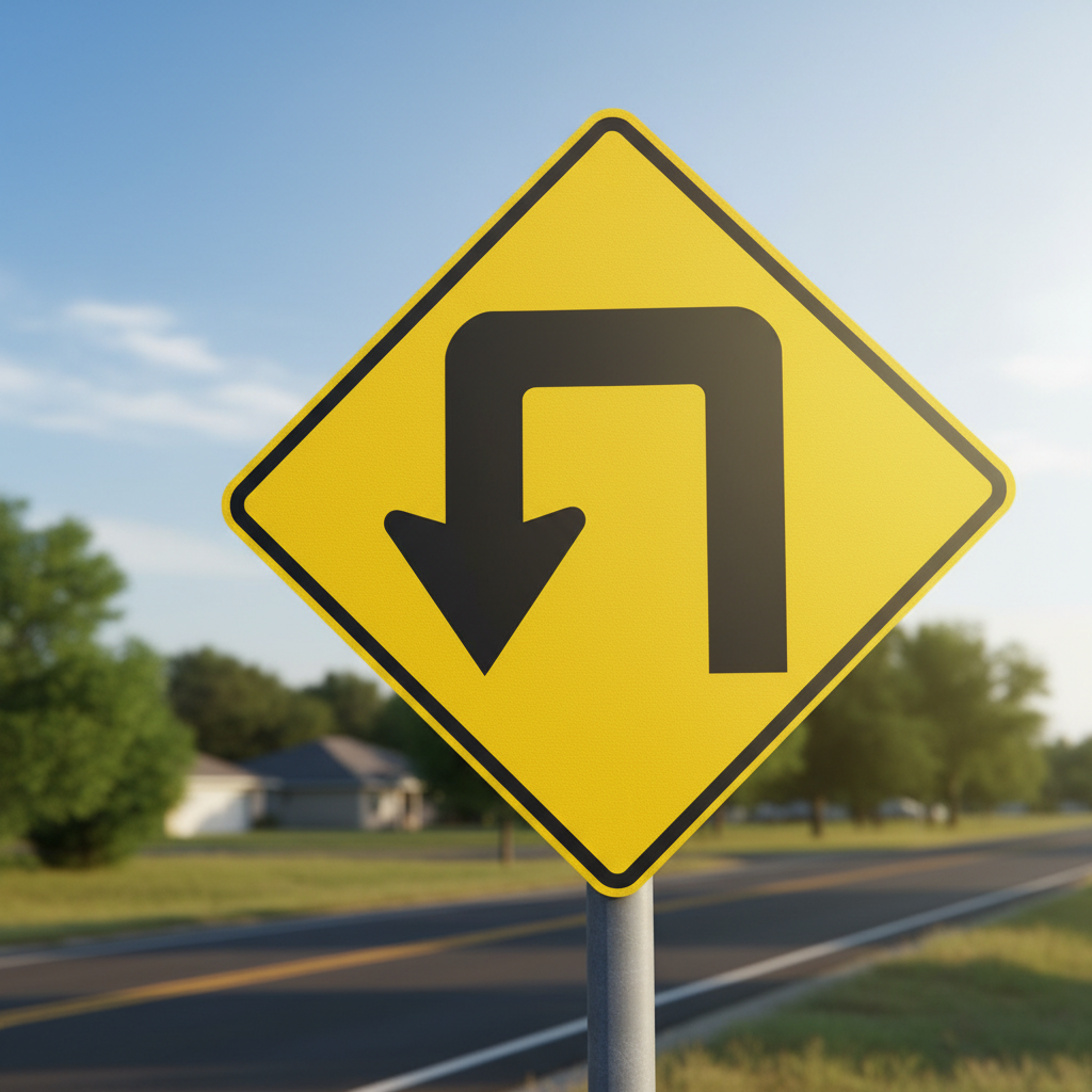 Left Turn Symbol - Image 2