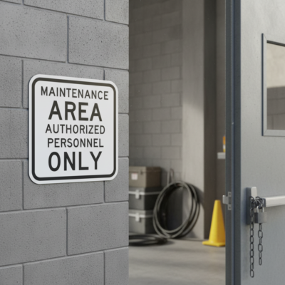 Maintenance Area Authorized Personnel Only