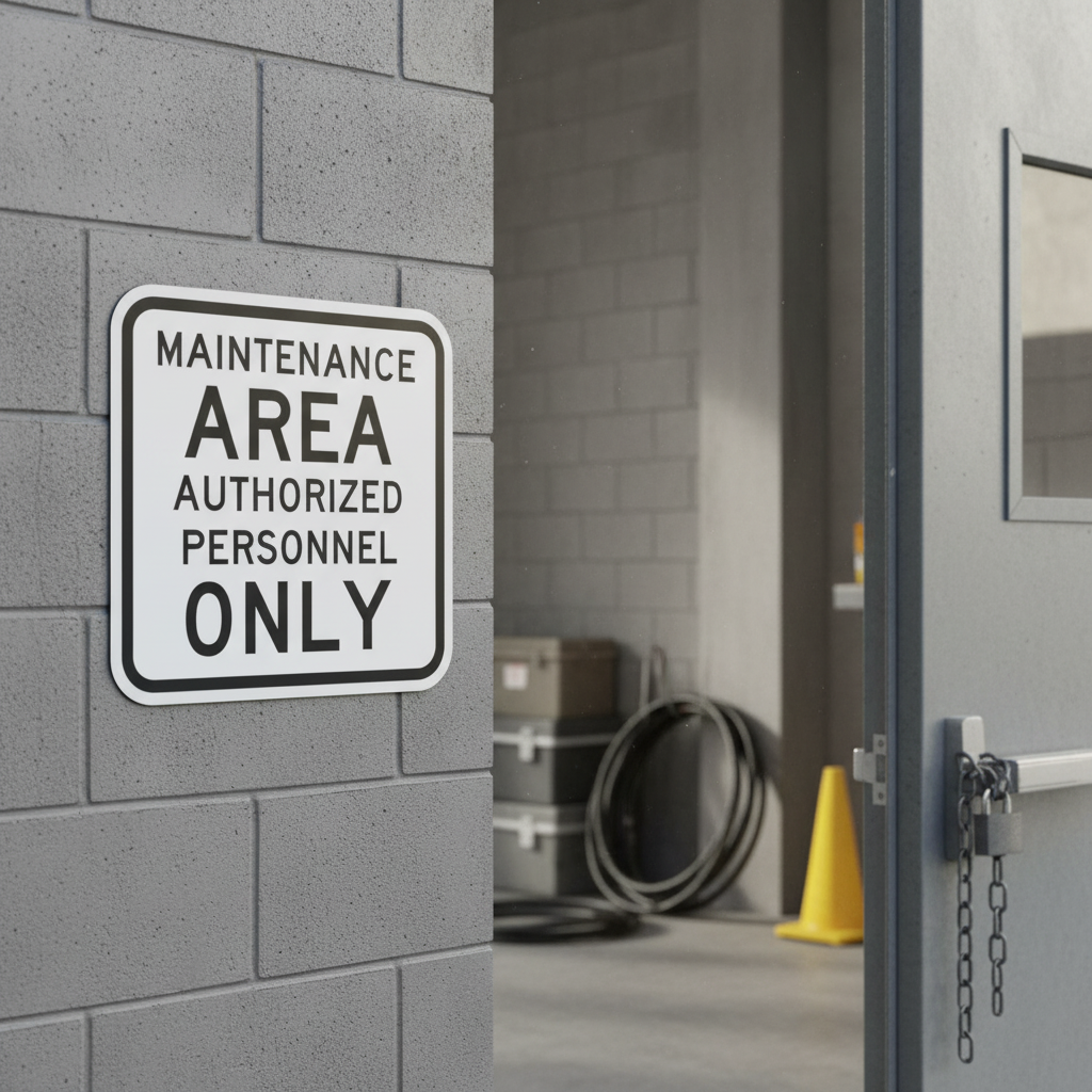 Maintenance Area Authorized Personnel Only