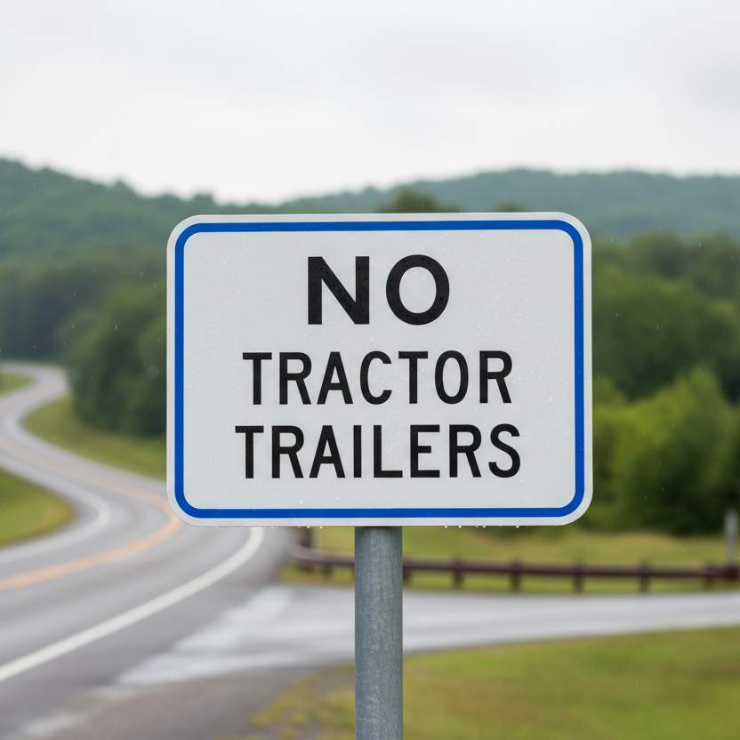 No Tractor Trailers - Image 2