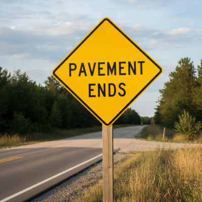 Pavement Ends