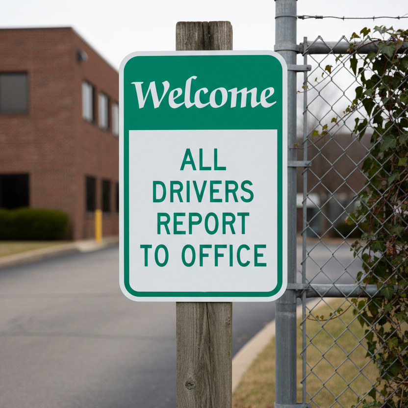 Welcome All Drivers Report To Office - Image 2