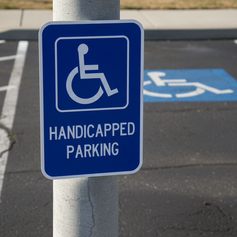 Handicapped Parking (W/ Handicap Symbol) - Image 2