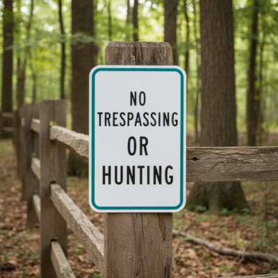 No Trespassing Or Hunting