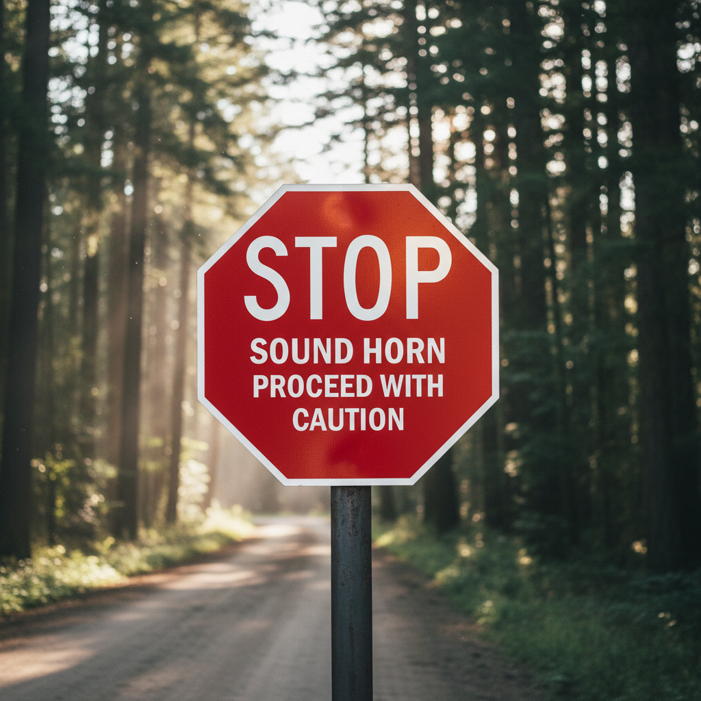 Stop Sound Horn Proceed With Caution - Image 2
