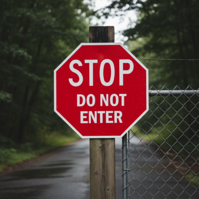 Stop Do Not Enter