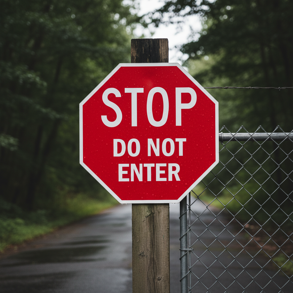 Stop Do Not Enter